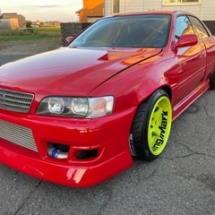 三重県から トヨタ チェイサー H8 ツアラーv 2人乗りMT レッド JZX100改/JZX90/GX100/180SX/R32/R34/S13/S14/S15/HC35/HC32/の画像