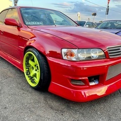 三重県から トヨタ チェイサー H8 ツアラーv 2人乗りMT レッド JZX100改/JZX90/GX100/180SX/R32/R34/S13/S14/S15/HC35/HC32/の画像