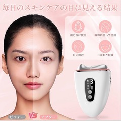 【新品】美顔器 ems 温冷リフトカッサプレート電動4モード 3段階調整可能の画像
