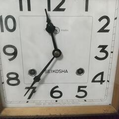 【売り切れました】アンティーク 掛け時計 振り子時計 精工舎 SEIKOSHA 現状品の画像