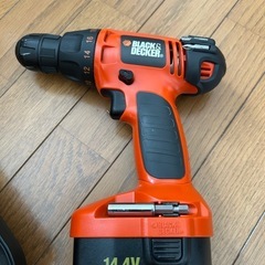 要バッテリー❗️ブラック&デッカー　電動ドライバーの画像