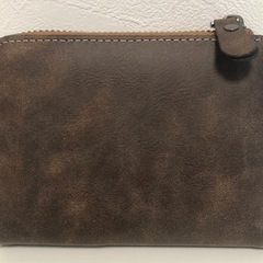 【未使用品】Pxenglao 二つ折り財布 ブラウン レザー メンズ カード入れ アメカジ ヴィンテージの画像