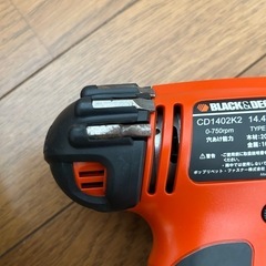 要バッテリー❗️ブラック&デッカー　電動ドライバーの画像