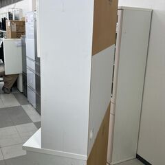 ★リユースのサカイ千葉中央店★期間限定割引有  レンジボード ホワイト H190×D43×W120 クリーニング済み TC4473           　の画像
