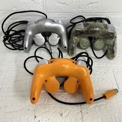 任天堂 ゲームキューブ コントローラー 3個セット DOL-003 動作未確認 中期型 NINTENDO GC 現状品 札幌市 白石店の画像