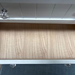 未使用品　萩原　ホワイトチェスト　４段　横幅60㎝　奥行31㎝　高さ76㎝の画像