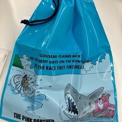 レア　非売品　ピンクパンサ―　厚めビニールバック　水遊びにの画像