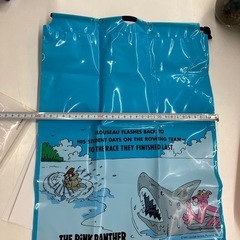 レア　非売品　ピンクパンサ―　厚めビニールバック　水遊びにの画像