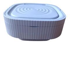 小型洗濯機 折りたたみ式ミニ洗濯機　パープル 8Lの画像