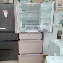 ★北九州、福岡市周辺配送【日立】６ドア冷蔵庫　2018年製 475L［R-XG4800H］💳自社配送時🌟代引き可💳※現金、クレジット、スマホ決済対応※   【配達は要決済前問い合わせ】の画像