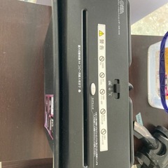 オーム電機 ストレートカットシュレッダー SHR-S106 ブラック　リサイクルショップ宮崎屋　住吉店25.9.5の画像
