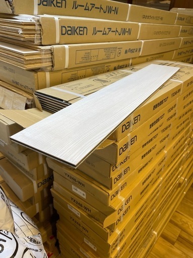 【8.5坪分/26㎡】DAIKEN 更新性遮音フロア フローリング/床材 YX248-WH