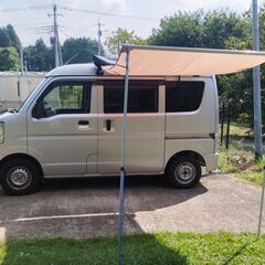 エブリイ  DA17V   平成29年式/車検令和9年9月  車中泊仕様  大容量サブバッテリー＋太陽光パネル＋走行充電  追加装備満載の画像