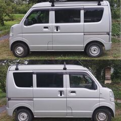 エブリイ  DA17V   平成29年式/車検令和9年9月  車中泊仕様  大容量サブバッテリー＋太陽光パネル＋走行充電  追加装備満載の画像