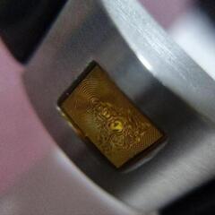 天然石🔹レインボーオブシディアン🔹布袋様🔹ゲルマニウム付き🔹バングルブレスレット L-1の画像