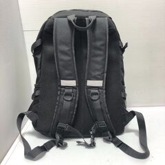 ☆FILA フィラ バックパック リュックサック 黒色 ブラック ユニセックス 男女兼用 シンプル バッグ ファッション 中古品(NF250905) 546-103の画像