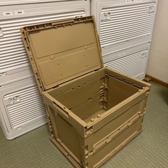 トラスコ7個セット折りたたみコンテナの画像