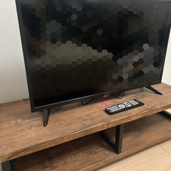 山善(YAMAZEN) テレビ台 ローボード 組立品 幅100 42型TV対応 アンティーク調 アンティークブラウン/ブラック FTR-1040(ABR/SBK) 
の画像