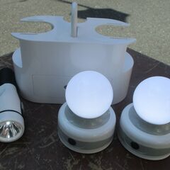 ☆懐中電灯 ライトセット 電池式◆災害時などにも助かるの画像