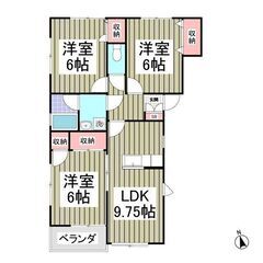 💕初期費用相談可、ファミリーにおすすめ３LDK🎵駐車場1台無料💕...