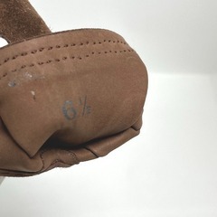 エルメス  手袋 ダークブラウン  HERMES スエードの画像
