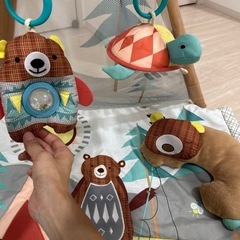 【まとめ売り】ベビー おもちゃ 枕  フィッシャープライス アンパンマン 恐竜 サボテン ベビージムの画像