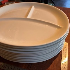 大きめ丸ランチプレート　業務用　10セットの画像