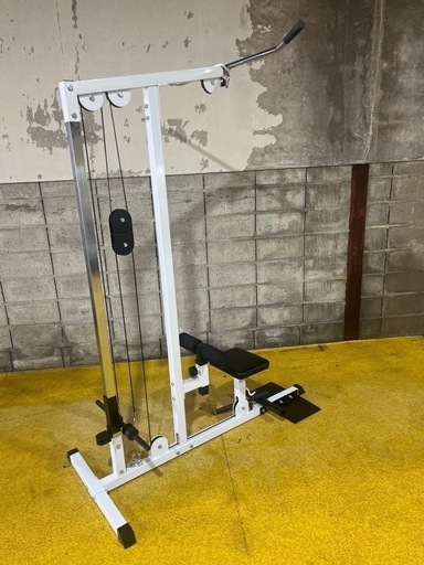 【配送組立ok】WILD FIT ラットプルマシン　プレートロード式　背中トレーニング