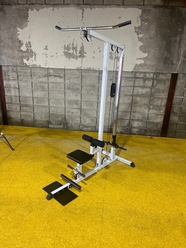 【配送組立ok】WILD FIT ラットプルマシン　プレートロード式　背中トレーニング