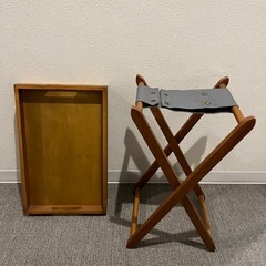 折りたたみサイドテーブルの画像