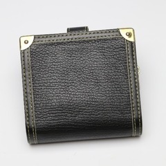 ルイヴィトン M91828 二つ折り財布 ブラック  LOUIS VUITTON コンパクトジップ スハリの画像