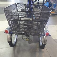 中古品 パナソニック 電動アシスト自転車 ビビライフ BE-FU832V Pファインブルー 電動三輪自転車 の画像