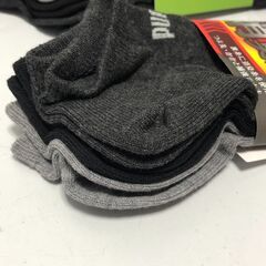 ☆【未使用保管品】靴下 まとめ売り PUMA adidas 3PAIRS×2点 プーマ アディダス サイズ24～26㎝(NF250905)546-104-①の画像