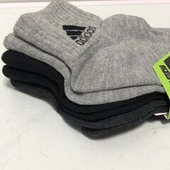 ☆【未使用保管品】靴下 まとめ売り PUMA adidas 3PAIRS×2点 プーマ アディダス サイズ24～26㎝(NF250905)546-104-①の画像