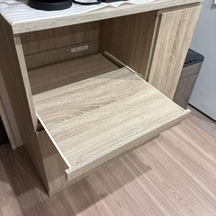 【LOWYA】キッチン収納　食器棚　レンジ台の画像