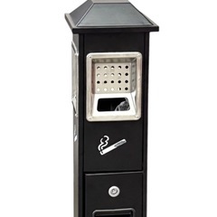 スタンド灰皿 黒 の画像