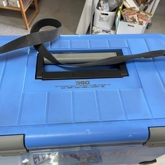 伸和 HOLIDAY LAND 360 クーラーボックス 33L キャリータイプ 釣り キャンプ BBQ アウトドア 水漏れ無し！ 中古品 ①の画像