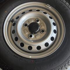 ✨新車外し　145/80R12　LT　鉄板ホイールつき　4本セット ✨今月登録の車から外し…の画像