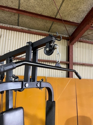 配送組立ok】多機能ホームジム マルチジム 自宅トレーニング 艶なし黒