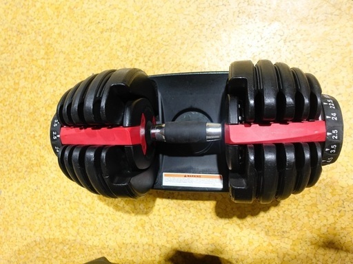 可変式ダンベル　クイックダイヤル　24kg×２　Bowflexタイプ