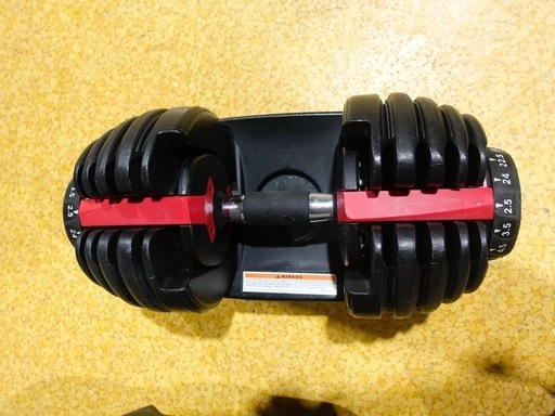 可変式ダンベル　クイックダイヤル　24kg×２　Bowflexタイプ