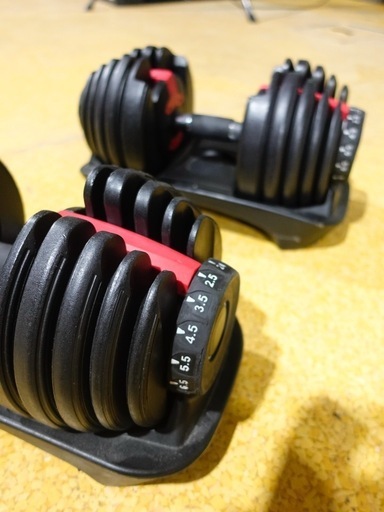 可変式ダンベル　クイックダイヤル　24kg×２　Bowflexタイプ