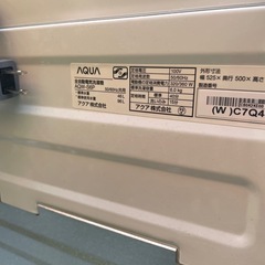 AQUA アクア 6.0kg全自動洗濯機 AQW-S6P 2024年製の画像