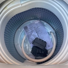 AQUA アクア 6.0kg全自動洗濯機 AQW-S6P 2024年製の画像
