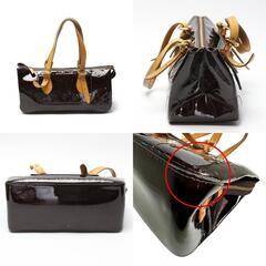 ルイヴィトン M93510 ハンドバッグ アマラント   LOUIS VUITTON ショルダーバッグ ヴェルニの画像