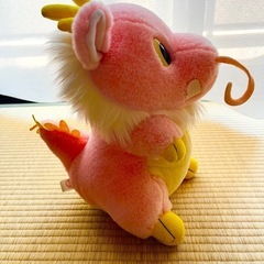 ドラゴン　ぬいぐるみ　ピンク　龍の画像