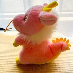 ドラゴン　ぬいぐるみ　ピンク　龍の画像