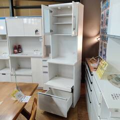 【愛品倶楽部柏店】NITORI ニトリ 2枚扉レンジボード クリスナ 60RB 幅60cmの画像