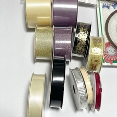 【差し上げます⭐️】リボン•フリル•ロゼットセットの画像
