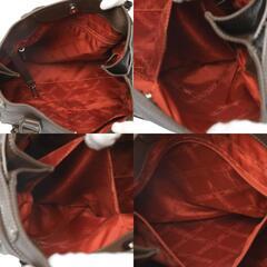 ロンシャン  トートバッグ ブラウン  Longchamp レザー ロンシャンの画像